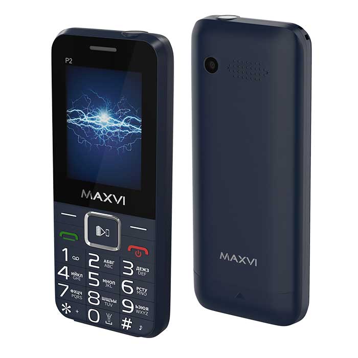 Мобильный телефон MAXVI P2 BLUE (2 SIM), Синий
Мобильный телефон MAXVI P2 BLUE (2 SIM), Синий