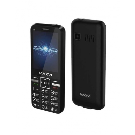 Мобильный телефон MAXVI P3 BLACK (2 SIM)
Мобильный телефон MAXVI P3 BLACK (2 SIM)