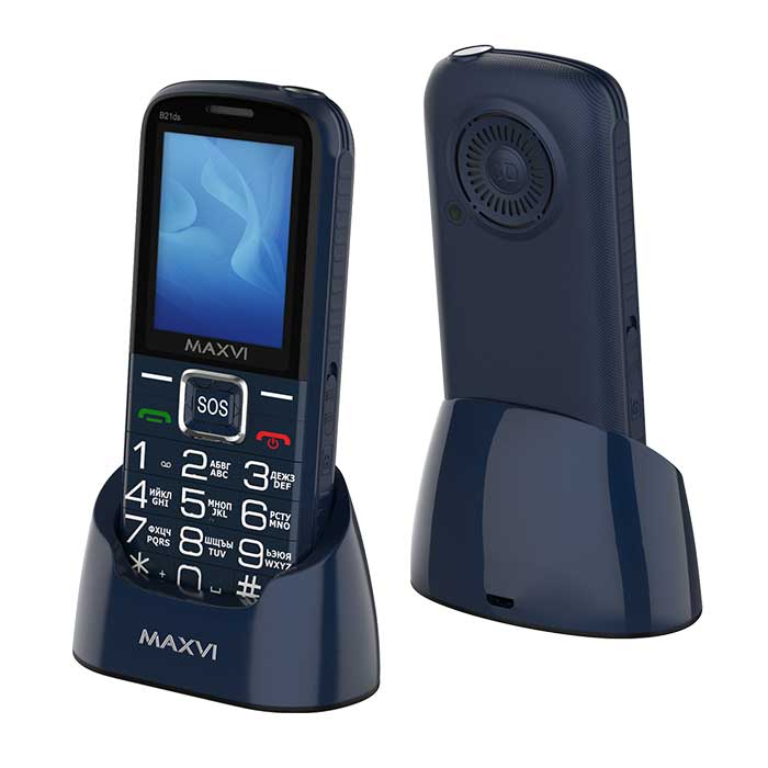 Мобильный телефон MAXVI B21ds BLUE (2 SIM), Синий
Мобильный телефон MAXVI B21ds BLUE (2 SIM), Синий