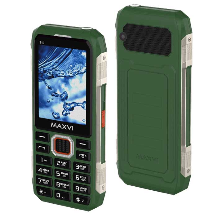 Мобильный телефон MAXVI T12 GREEN (2 SIM), Зеленый
Мобильный телефон MAXVI T12 GREEN (2 SIM), Зеленый