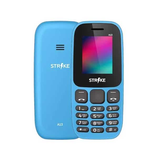 Мобильный телефон STRIKE A13 BLUE (2 SIM), Голубой
Мобильный телефон STRIKE A13 BLUE (2 SIM), Голубой