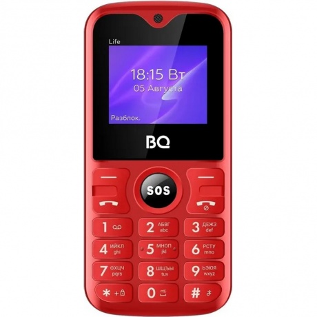 Мобильный телефон BQ 1853 Life Red/Black, Красный
Мобильный телефон BQ 1853 Life Red/Black, Красный