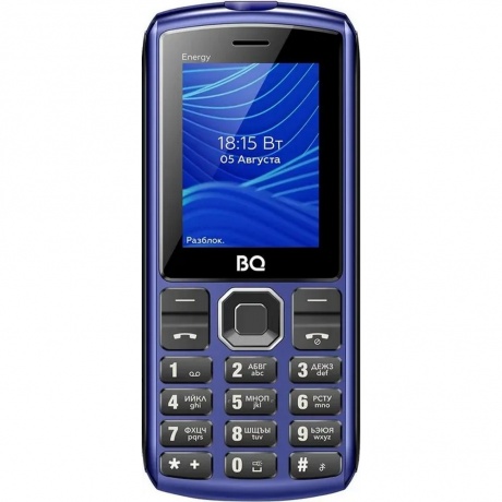 Мобильный телефон BQ 2452 Energy Blue/Black, Синий
Мобильный телефон BQ 2452 Energy Blue/Black, Синий