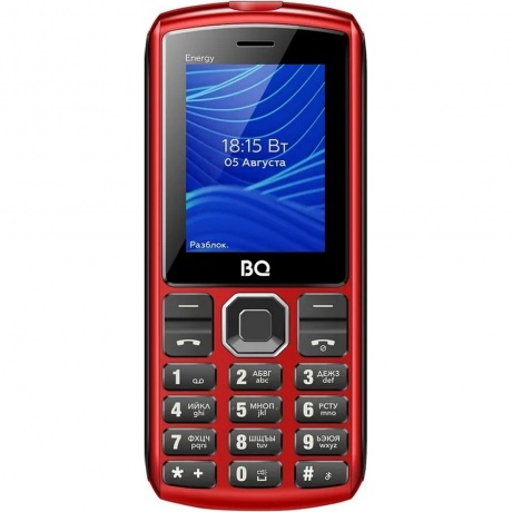 Мобильный телефон BQ 2452 Energy Red/Black, Красный;черный
Мобильный телефон BQ 2452 Energy Red/Black, Красный;черный
