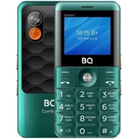 Мобильный телефон BQ 2006 Comfort Green/Black, Зеленый;черный
Мобильный телефон BQ 2006 Comfort Green/Black, Зеленый;черный