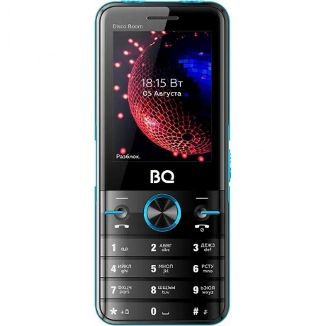 Мобильный телефон BQ 2842 Disco Boom Black blue, Синий
Мобильный телефон BQ 2842 Disco Boom Black blue, Синий