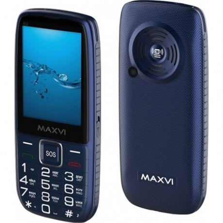 Мобильный телефон Maxvi B32 Blue, Синий
Мобильный телефон Maxvi B32 Blue, Синий
