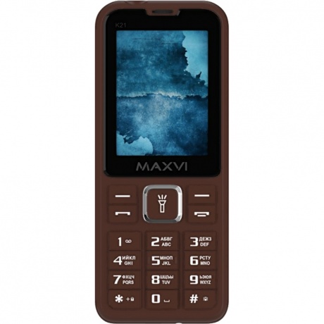 Мобильный телефон Maxvi K21 Chocolate, Коричневый
Мобильный телефон Maxvi K21 Chocolate, Коричневый