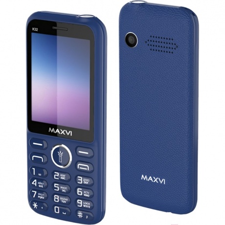 Мобильный телефон Maxvi K32 Blue, Синий
Мобильный телефон Maxvi K32 Blue, Синий