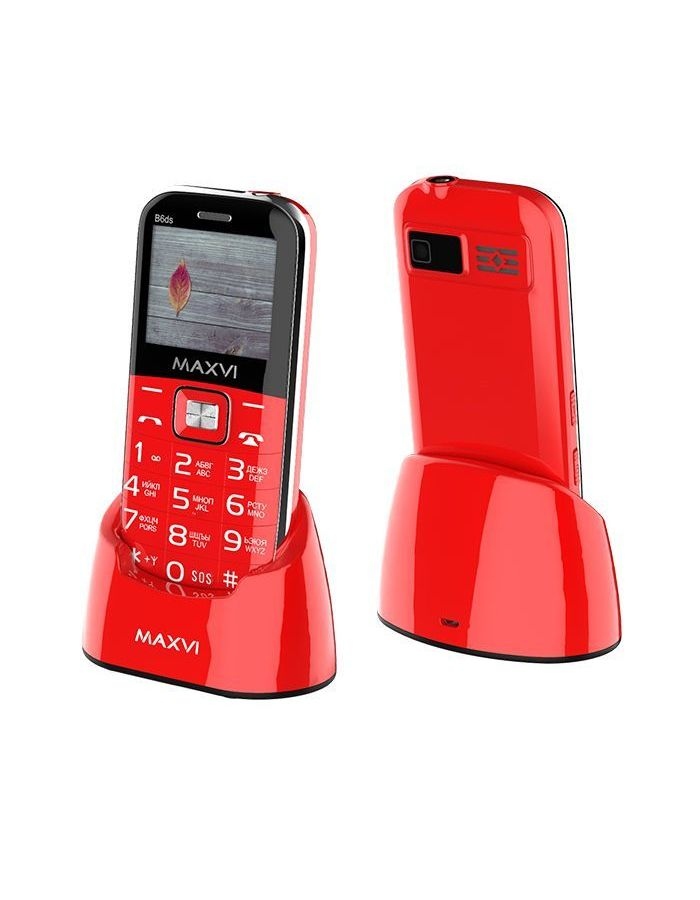 Мобильный телефон Maxvi B6ds Red, Красный
Мобильный телефон Maxvi B6ds Red, Красный