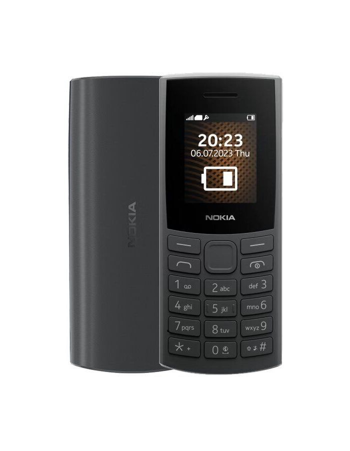 Мобильный телефон NOKIA 105 TA-1557 DS EAC CHARCOAL, Черный
Мобильный телефон NOKIA 105 TA-1557 DS EAC CHARCOAL, Черный