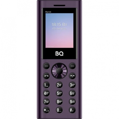 Мобильный телефон BQ 1858 1858 Barrel Purple/Black, Фиолетовый;черный
Мобильный телефон BQ 1858 1858 Barrel Purple/Black, Фиолетовый;черный