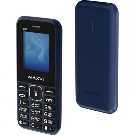 Мобильный телефон Maxvi C30 Blue, Синий
Мобильный телефон Maxvi C30 Blue, Синий