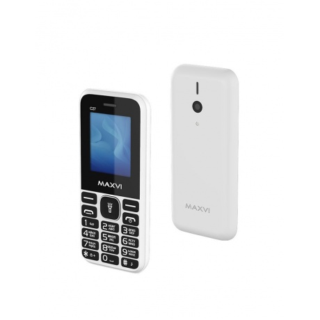 Мобильный телефон Maxvi C27 White (2 SIM)
Мобильный телефон Maxvi C27 White (2 SIM)