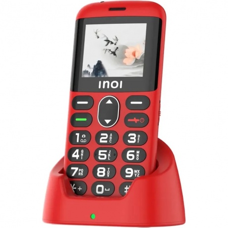 Мобильный телефон INOI 148 Senior 4G Red, Красный
Мобильный телефон INOI 148 Senior 4G Red, Красный