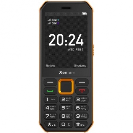 Мобильный телефон Xenium X300 Black-Orange, Оранжевый;черный
Мобильный телефон Xenium X300 Black-Orange, Оранжевый;черный