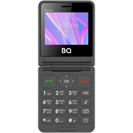 Мобильный телефон BQ 2456 Pocket Dark Blue
Мобильный телефон BQ 2456 Pocket Dark Blue