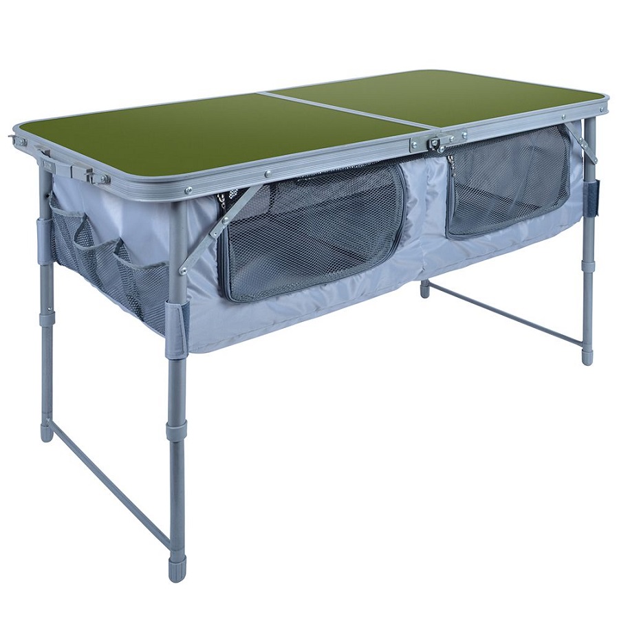 Стол складной "Ника" (влагост. пластик с полкой ) ССТ-3П хаки
Стол складной "Ника" (влагост. пластик с полкой ) ССТ-3П хаки