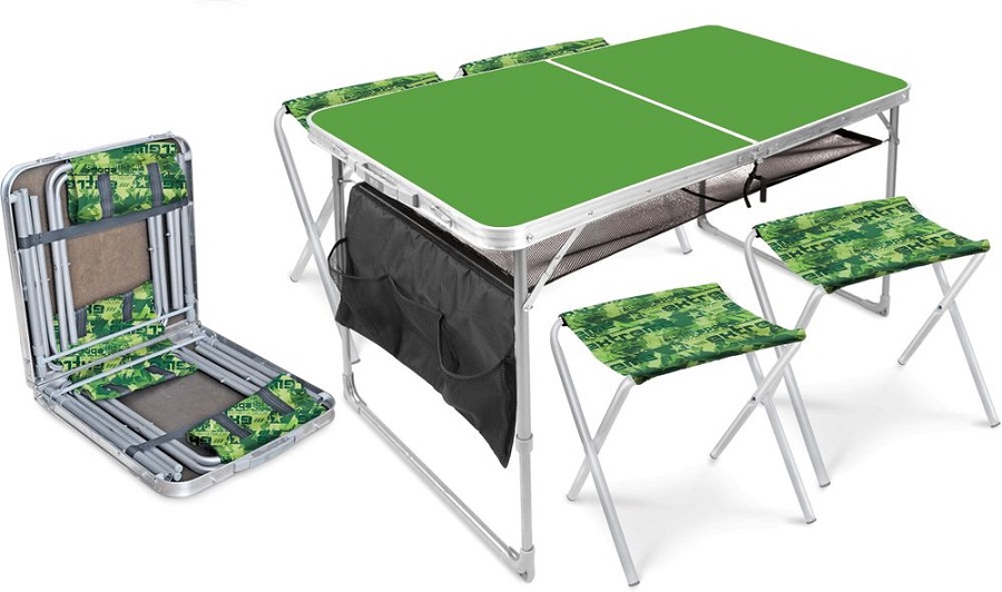 Комплект мебели:стол склад.пластик+навес.полка+4 скл. стула "Ника" зелен.экстрим ССТ-К3/3
Комплект мебели:стол склад.пластик+навес.полка+4 скл. стула "Ника" зелен.экстрим ССТ-К3/3