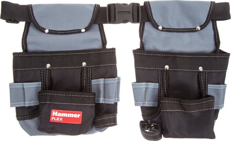 Сумка поясная для инструмента Hammer Flex 235-022
Сумка поясная для инструмента Hammer Flex 235-022