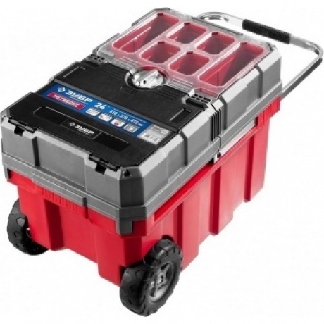 Ящик-тележка для инструмента Зубр Мега Бокс 38133-24
Ящик-тележка для инструмента Зубр Мега Бокс 38133-24