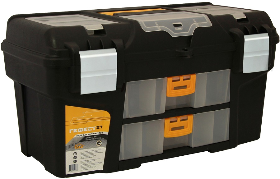 Ящик для инструмента Idea Гефест М2941
Ящик для инструмента Idea Гефест М2941
