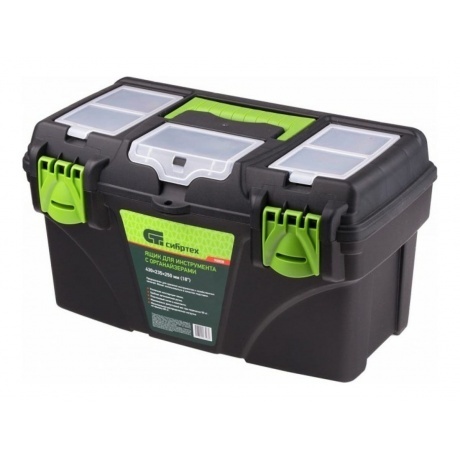 Ящик для инструментов 18”, с органайзерами Сибртех
Ящик для инструментов 18”, с органайзерами Сибртех