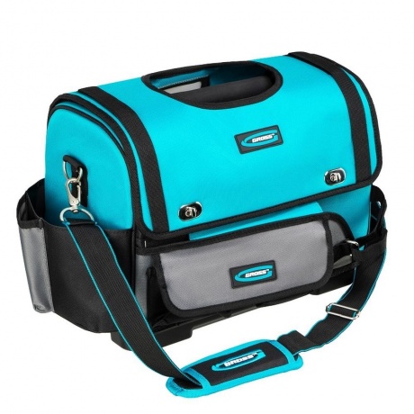 Переноска для инструмента, 400х225х300мм, пластиковое дно, наплечный ремень Gross
Переноска для инструмента, 400х225х300мм, пластиковое дно, наплечный ремень Gross