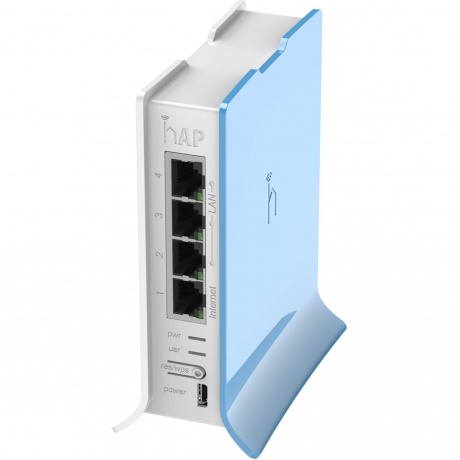 Wi-Fi роутер MikroTik hAP Lite Tower (RB941-2nD-TC) белый
Wi-Fi роутер MikroTik hAP Lite Tower (RB941-2nD-TC) белый
