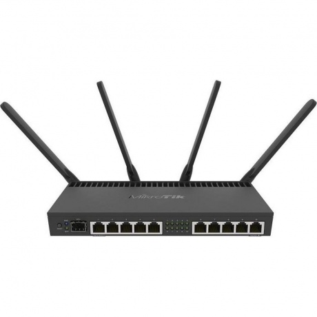 Маршрутизатор MikroTik RB4011iGS+5HacQ2HnD-IN AC2000 черный
Маршрутизатор MikroTik RB4011iGS+5HacQ2HnD-IN AC2000 черный
