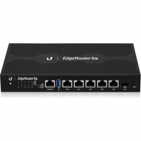 Маршрутизатор Ubiquiti EdgeRouter 6P (ER-6P)
Маршрутизатор Ubiquiti EdgeRouter 6P (ER-6P)