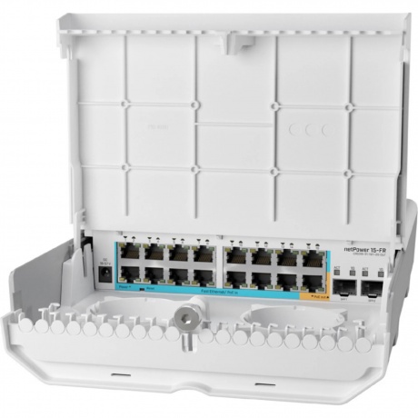 Маршрутизатор MikroTik 18PORT (CRS318-1FI-15FR-2S-OUT)
Маршрутизатор MikroTik 18PORT (CRS318-1FI-15FR-2S-OUT)