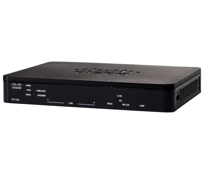 Маршрутизатор Cisco RV160-K8-RU
Маршрутизатор Cisco RV160-K8-RU