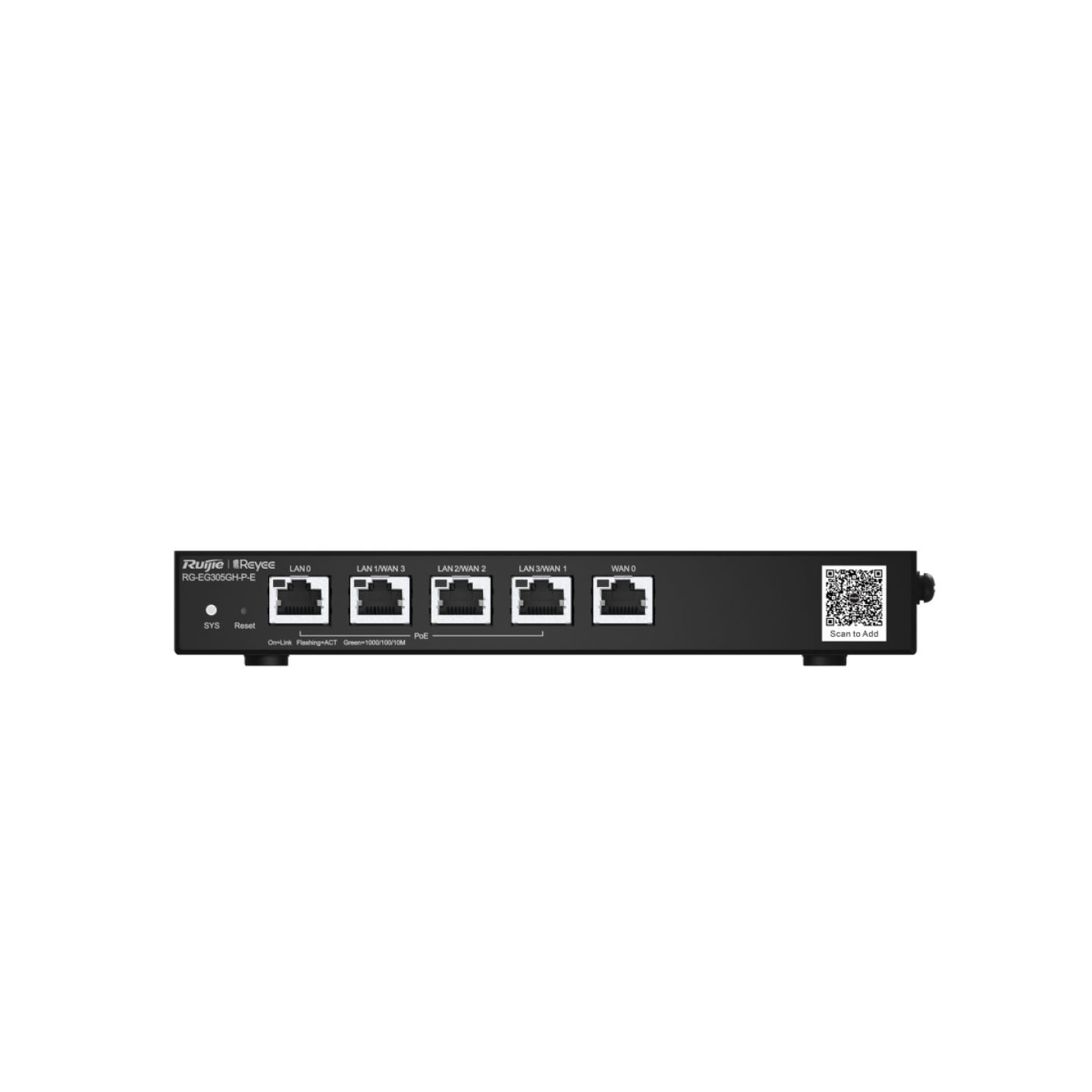 Маршрутизатор Ruijie Reyee Desktop 5-port (RG-EG305GH-P-E)
Маршрутизатор Ruijie Reyee Desktop 5-port (RG-EG305GH-P-E)