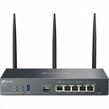 Маршрутизатор TP-Link Omada AX3000 (ER706W)
Маршрутизатор TP-Link Omada AX3000 (ER706W)
