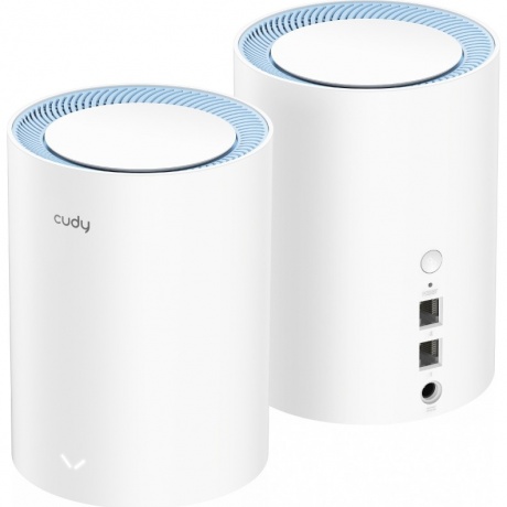 Wi-Fi MESH система Cudy M1200 (M1200(2-PACK)) White
Wi-Fi MESH система Cudy M1200 (M1200(2-PACK)) White