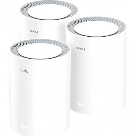 Wi-Fi MESH система Cudy M3000 (M3000(3-PACK)) белый
Wi-Fi MESH система Cudy M3000 (M3000(3-PACK)) белый