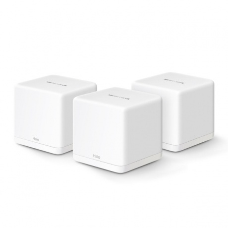 Wi-Fi роутер Mercusys Halo H60X(3-pack) AX1500 White
Wi-Fi роутер Mercusys Halo H60X(3-pack) AX1500 White