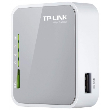 Wi-Fi роутер TP-LINK TL-MR3020 белый
Wi-Fi роутер TP-LINK TL-MR3020 белый