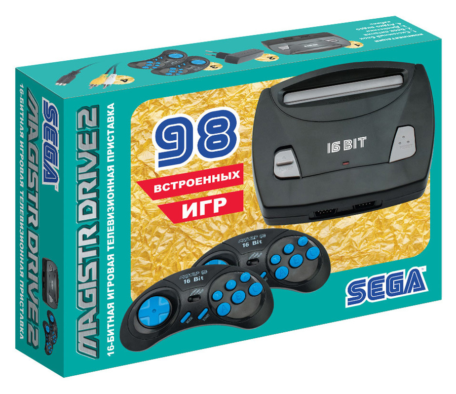 Игровая консоль Magistr Drive 2 Little черный (98 игр)
Игровая консоль Magistr Drive 2 Little черный (98 игр)