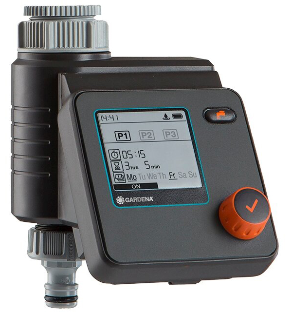 Таймер подачи воды Gardena Select 1891-29 черный
Таймер подачи воды Gardena Select 1891-29 черный