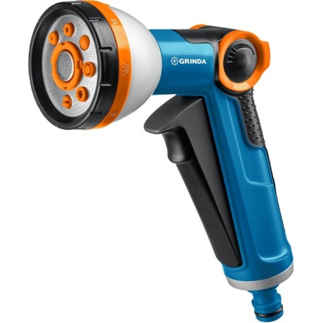 Пистолет поливочный GRINDA X-8, с регулятором напора, 8 режимов, курок спереди, двухкомпонентный, PROLine (8-427145)
Пистолет поливочный GRINDA X-8, с регулятором напора, 8 режимов, курок спереди, двухкомпонентный, PROLine (8-427145)