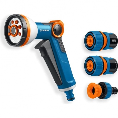 Пистолет поливочный GRINDA Х-834, X-8, коннектор 3/4, конектор 3/4 с автостопом, адаптер с внутр. резьбой 1/2 х 3/4, набор поливочный PROLine (429167)
Пистолет поливочный GRINDA Х-834, X-8, коннектор 3/4, конектор 3/4 с автостопом, адаптер с внутр. резьбой 1/2 х 3/4, набор поливочный PROLine (429167)