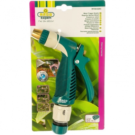 Пистолет поливочный RACO 325C, 1/2, плавная регулировка, с соединителем металлический с TPR (4256-55/325C)
Пистолет поливочный RACO 325C, 1/2, плавная регулировка, с соединителем металлический с TPR (4256-55/325C)