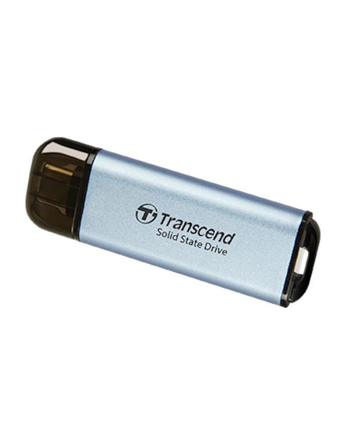 

Внешний SSD Transcend 2.0Tb ESD300 голубой (TS2TESD300C)
