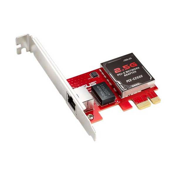 Сетевой адаптер Ethernet Asus PCE-C2500
Сетевой адаптер Ethernet Asus PCE-C2500