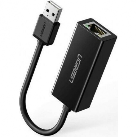Сетевой адаптер UGREEN USB 2.0, 10/100 Мбит/с, цвет черный (20254)
Сетевой адаптер UGREEN USB 2.0, 10/100 Мбит/с, цвет черный (20254)