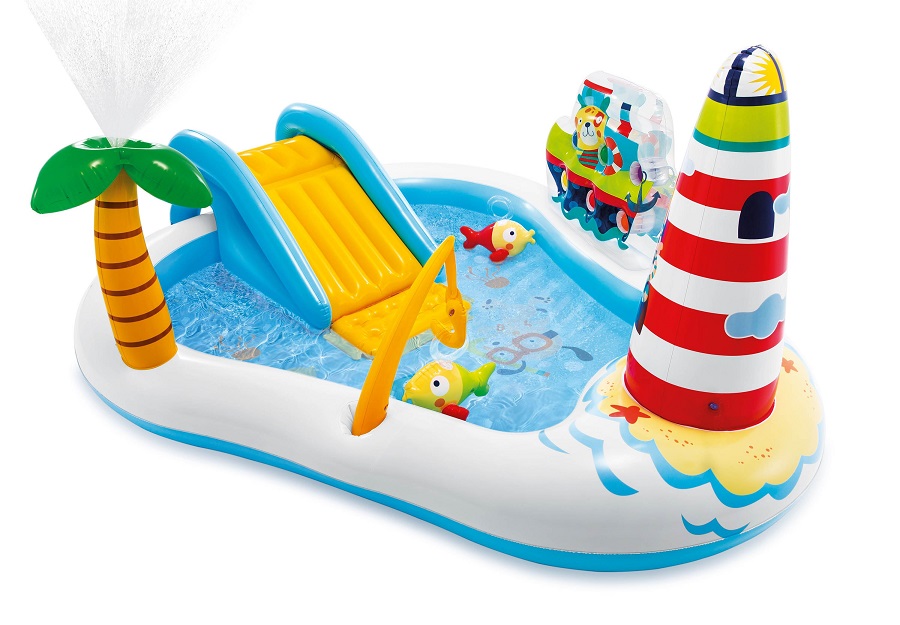 Игровой центр-бассейн Веселая рыбалка, со спреем, с горкой, 57162, 218х188х99
Игровой центр-бассейн Веселая рыбалка, со спреем, с горкой, 57162, 218х188х99