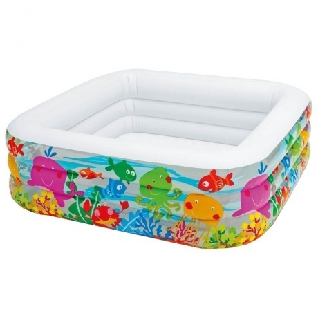 Бассейн надувной INTEX Аквариум, 57471, 159x159x50
Бассейн надувной INTEX Аквариум, 57471, 159x159x50