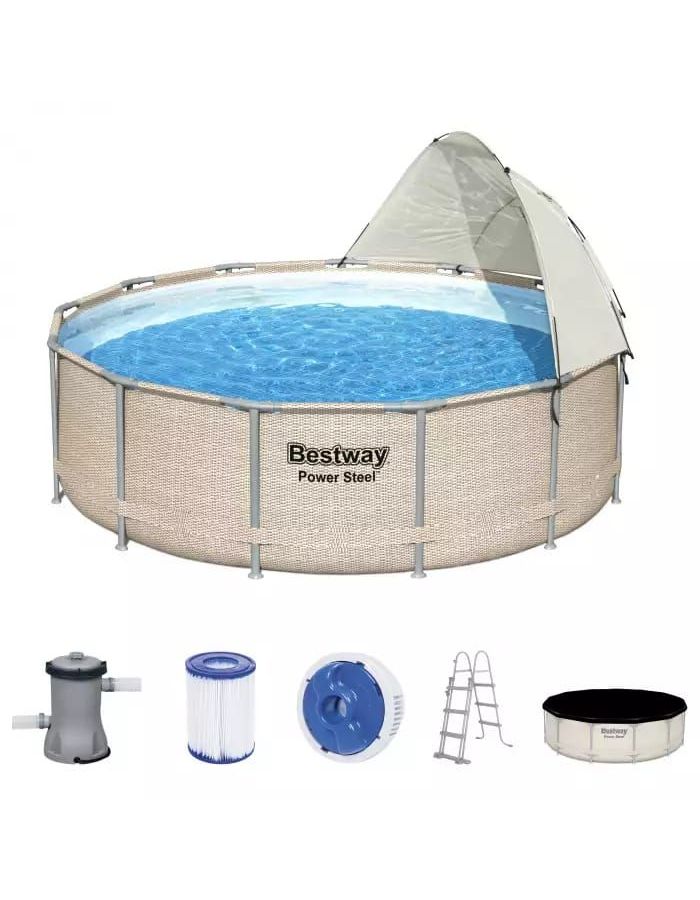 Каркасный бассейн BestWay Power Steel 396x107cm 11133L 5614V
Каркасный бассейн BestWay Power Steel 396x107cm 11133L 5614V